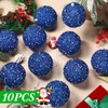 Poen 10 Pcs 4.13" Christmas Ball Ornaments Shatterproof Christmas Decorations