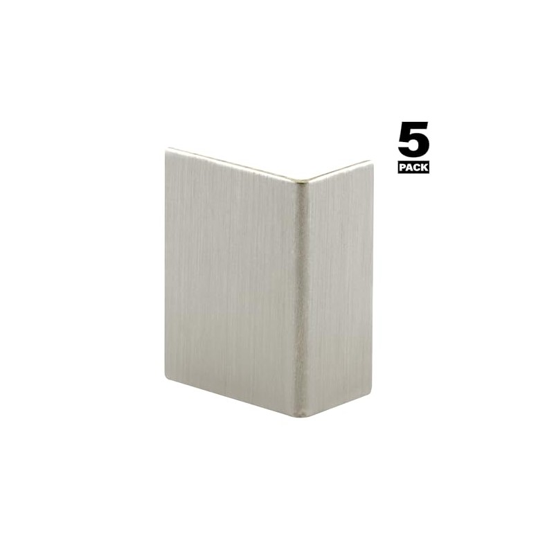 Prime-Line S 4215 Brushed Stainless, Adhesive Backed Door Edge Guard