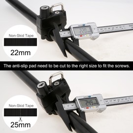 Windance Motorcycle Helmet Lock with Quick Release Strap Buckle D Ring Extender, 7/8" Handlebar Pipe Mount on Luggage Rack Bumper Frame Tube, Tamper-Proof Anti Theft Lock for Motorbike Bike (1)