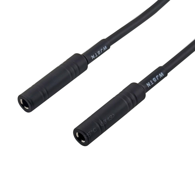 WJSTN Right Angle 6.35 mm Male to 6.35 Female Adapter