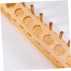 Mobestech 8holes Wooden Test Tube Rack Stand for Laboratories Design