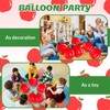 60 Pcs Back to School Inflatable Apples Balloons Sets The