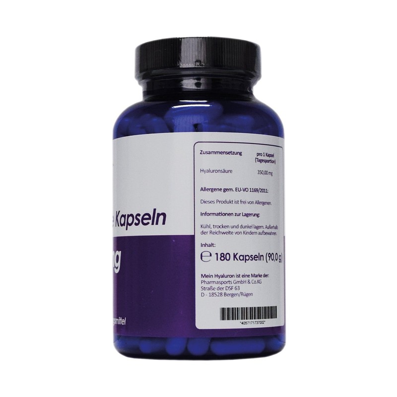 Hyaluronic Acid Capsules - High Dose with 350 mg 180