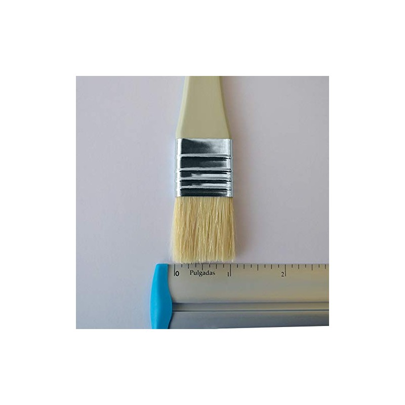 BARRILITO Pincel Ancho, Cerdas de Pelo de Cerdo, 1". BR1