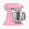 Bumper Baker Loves Baking Kitchen Mixer Vinyl Decal Sticker for Phone Laptop Bumper