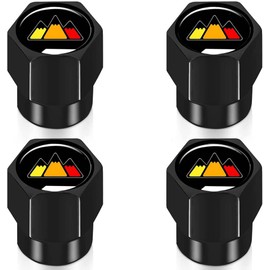 4Pcs Tire Valve Stem Caps Explosion Valve Cover Aluminum Alloy Compatible with Toyota Tacoma 4Runner Tundra Rav4 Highlander Sequoia Camry Car Accessories