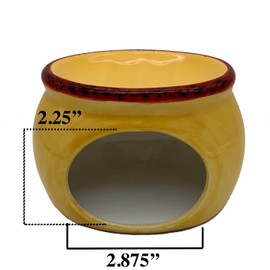 ACK Tuscany Sonoma Grape Scouring Brillo Pad Holder, Ceramic Hand Painted Sponge Holder for Kitchen Sink, Kitchen Décor