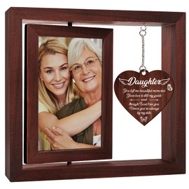 Memorial Gifts for Loss of Daughter Picture Frame,Christmas in Heaven,Sympathy Gifts for Loss of Daughter,Bereavement Remembrance Funeral Condolence Gifts for Loss of Daughter,Fits 4x6 In Photo