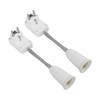 2PCS E27 E26 Hose Lamp Holder with Switch Universal 360