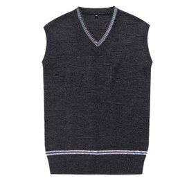 Disfraces de cosplay para hombre y mujer, suéter de otoño e invierno, chaleco, Suéter azul, M