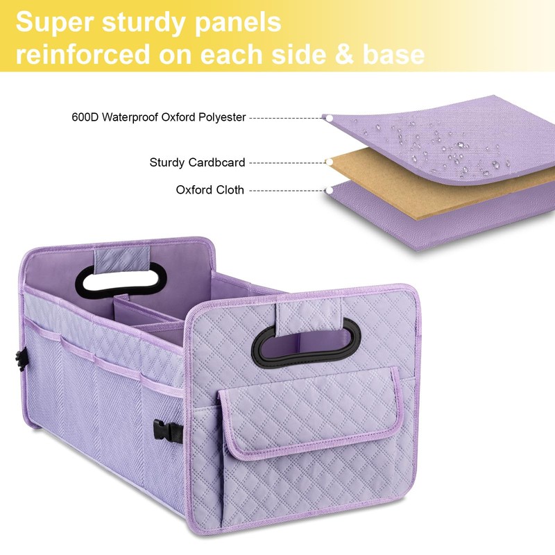 JiatuA Car Trunk Organizers and Storage for SUV, Collapsible Multi