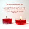 PartyLite 15-Piece Tealight Sampler, Fragranced Tea Light Candles Gift Set,