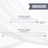 Amazing Drapery Hardware White Swivel Sash Curtain Rods with Brass
