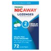 Nicaway 2mg Stop Smoking Mint Lozenge (Pack of 72)