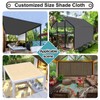Shade&Beyond 90% Sun Shade Cloth with Grommets, 8' X 8'