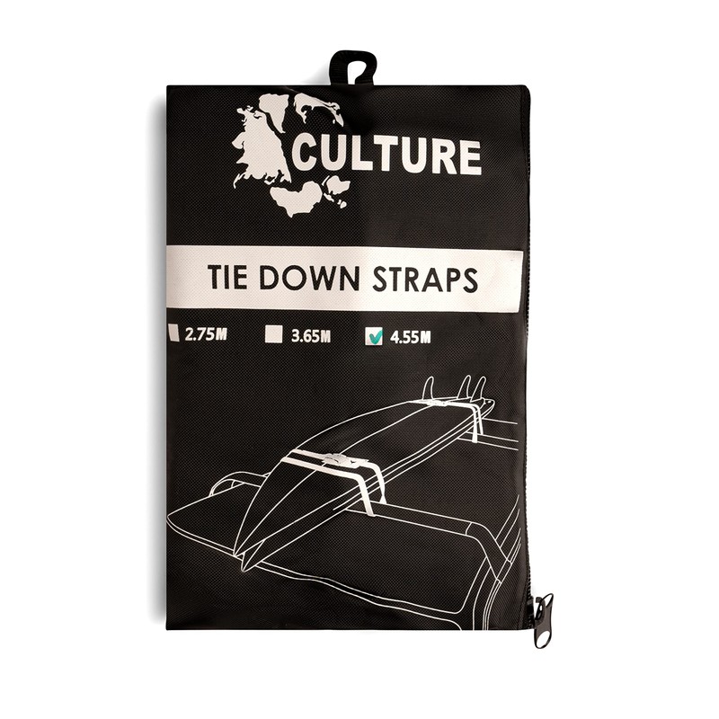 Culture Supply Tie Down Straps 15ft - Surfboard, Longboard, SUP,
