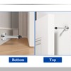 Door Stops, 6 Inch(150mm) Long Door Stopper, Stainless Steel, Wall