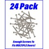 Generic Satin Nickel Silver Wood Screws - 9 x 2