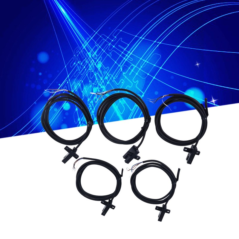 5Pcs Photoelectric Switch Sensor U Shaped Slot Photoelectric Switch Accessory