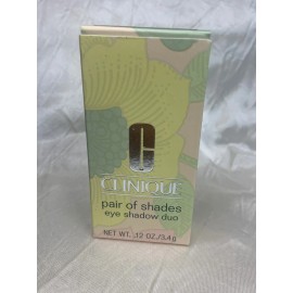 Clinique Pair of Shades Eye Shadow Duo .12 oz 28 Seashell Pink/Fawn Satin (new)