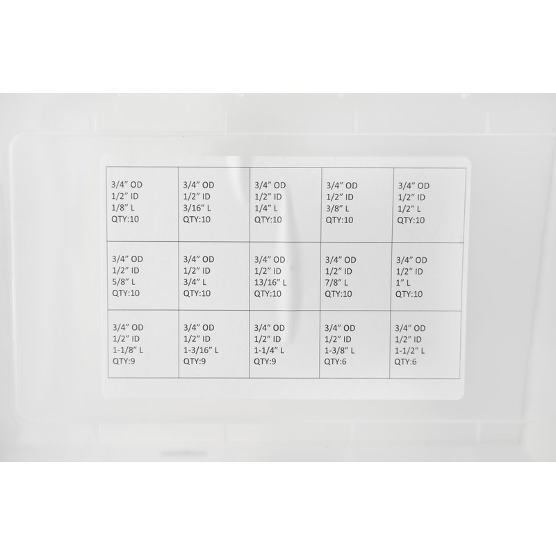 Aluminum Spacer Standoff Bushing Assortment Kit 3/4" OD x 1/2"