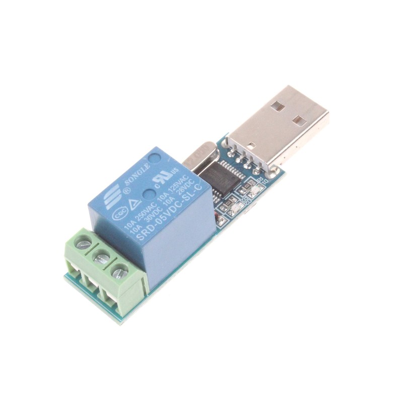 NOYITO 1-Channel USB Relay Module USB Intelligent Control Switch USB