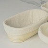 2 Pcs Round Bread Basket Cloth Liner Bread Proofing Basket