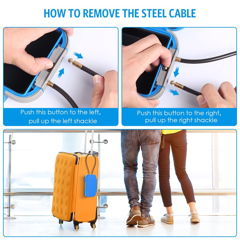 AMIR Portable Safe Box, Combination Security Case LockBox with Code,