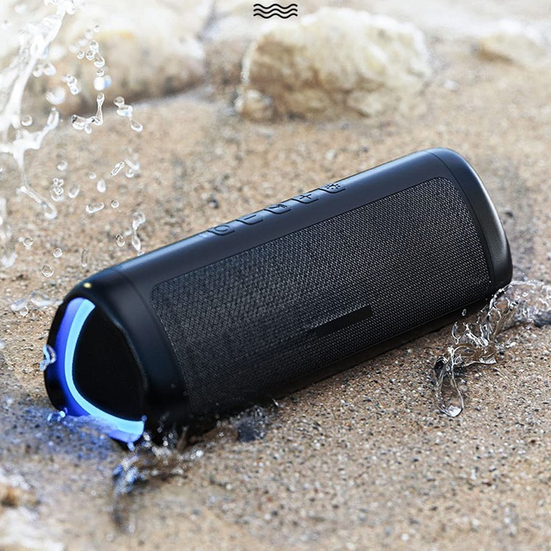 Bluetooth Speaker Dazzling Color LED Lights Waterproof Portable Wireless Bluetooth