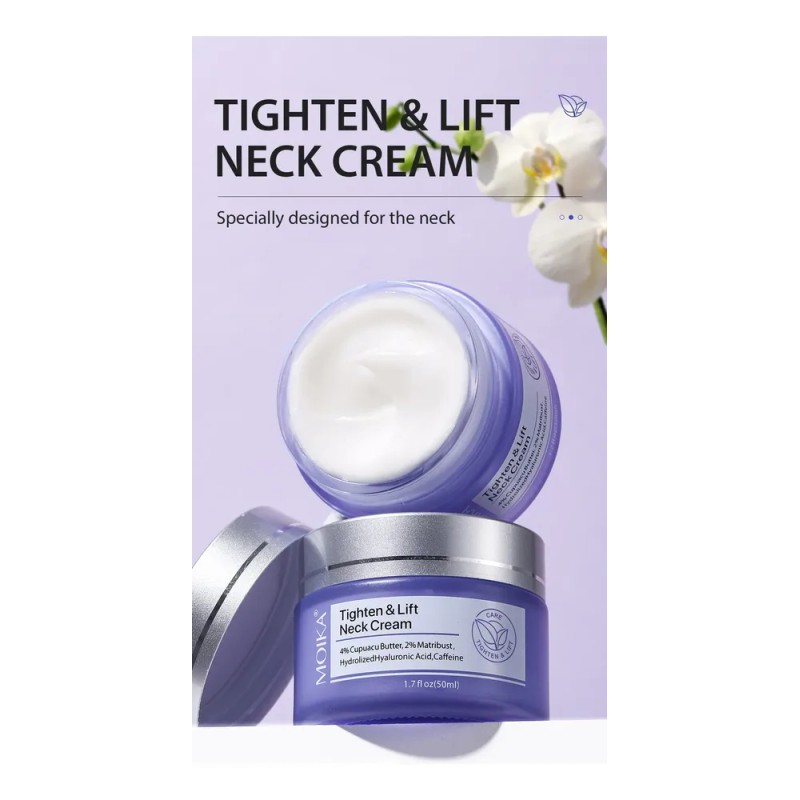 Crema Reafirmante Antiarrugas, Hidratante, Tensa El Cuello