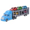 Transport Truck Toy 1/48 Scale Simulation Pull Back Collectible Cars