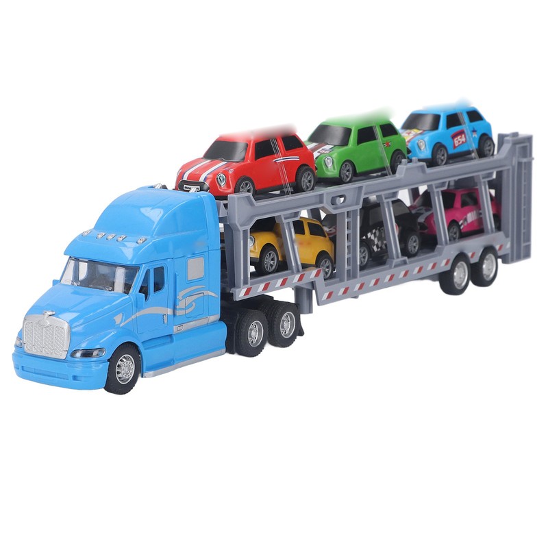 Transport Truck Toy 1/48 Scale Simulation Pull Back Collectible Cars