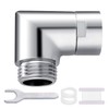 Shower Head Elbow Adapter, All Metal Handheld & Wall-Mounted Shower