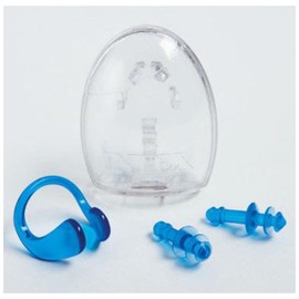 Intex Age 8+ Swimming Latex Free Ear Plugs and Nose Clip Combo Set with Case