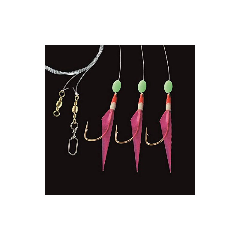 Jenzi Norway Paternoster with Fish Skin 140 cm Pink #3/0