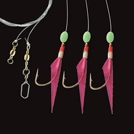 Jenzi Norway Paternoster with Fish Skin 140 cm Pink #3/0