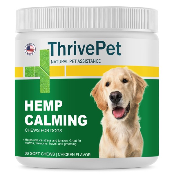 ThrivePet Hemp Calming Chews for Dogs - 86 Count |