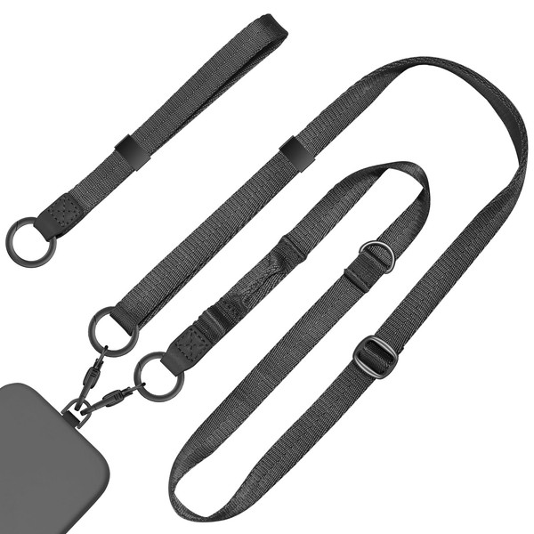 Posadina Phone Lanyard 2 in 1, Anti Theft Phone Strap