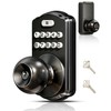 Veise Keypad Door Knob Lock, Keyless Entry Digital Lock with