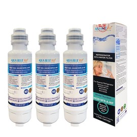(3 Pack) Aqua Blue H20 Premium Hisense Fridge Filter K2100990 K2100988 HX2019FR-A