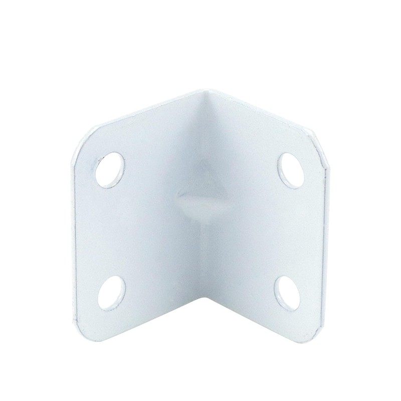 L Bracket White Karcy Angle Bracket Corner Braces 1x1.2(LxW) Stainless