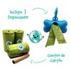 Bolsas Biodegradables con Asa para popó de Perro. Kit con