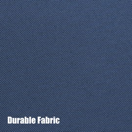 BONZER Wide Waterproof Outdoor Curtains for Patio Heavy Privacy Sunlight Blocking Grommet Outside Curtains for Porch, Pergola, Gazebo, 1 Panel, 110W x 84L inch, Navy