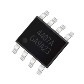 Chanzon AO4407A AO4407 SOP-8 Sic Mosfet P-Channel -12A Transistor SMD Pack of 10
