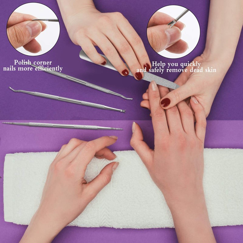 Yangfei Corner Lifter Foot Care Set, Foot Care Instrument Double