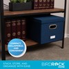 Internet's Best Collapsible File Storage Organizer - Decorative Linen Filing