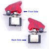JZK 2x Toggle Switch SPST ON/OFF 3 Pin Red LED