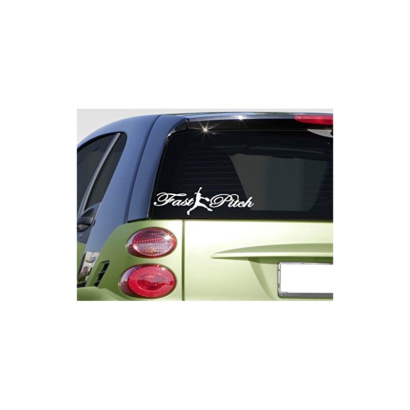 EZ-STIK Fastpitch Softball 8" stickerF269 Decal car Decal Catcher bat