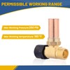 2PACK GUOFIS Copper Water Hammer Arrestor,7/8"F x 3/4"M(HAMMER024-2)