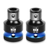 3/8" Square Drive to 1/4" Bit Hex Socket Adapter, Impact